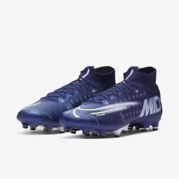 Nike Mercurial Superfly 7 Elite MDS AG-PRO - Női Focicipő - Kék/Fehér/Fekete/Metal Titán